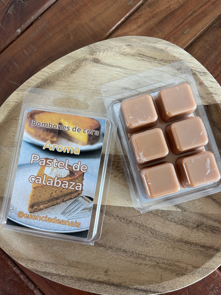Imagen de Bombones de cera – Pastel de calabaza.
