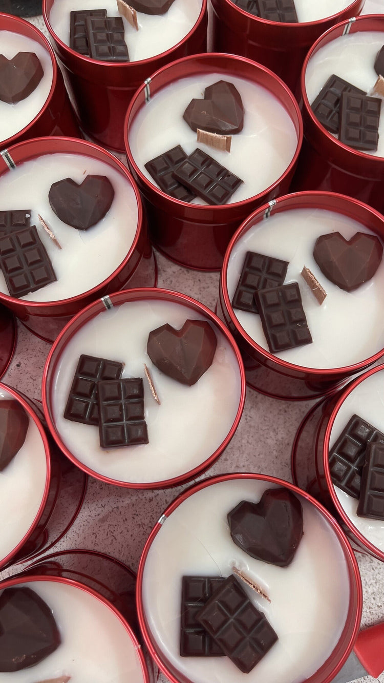 Imagen de Vela aroma chocolate y naranja.
